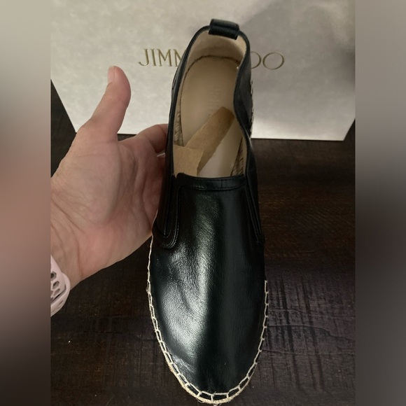 Jimmy Choo Lichi Flat black shoes size 38 - Picture 10 of 16